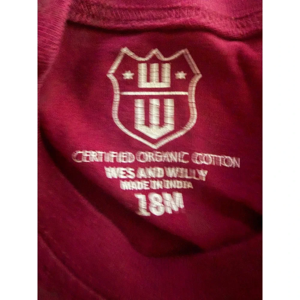 Wes and Willy ASU Arizona State Sun Devils Bodysuits Lot 2 Organic Cotton 18M